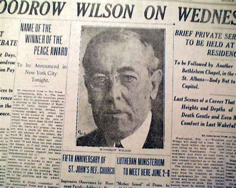 wilson dies